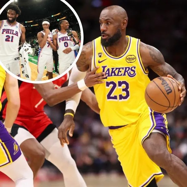 据NBA内部人士透露，76人队计划让勒布朗·詹姆斯在豪华阵容中担任控球后卫