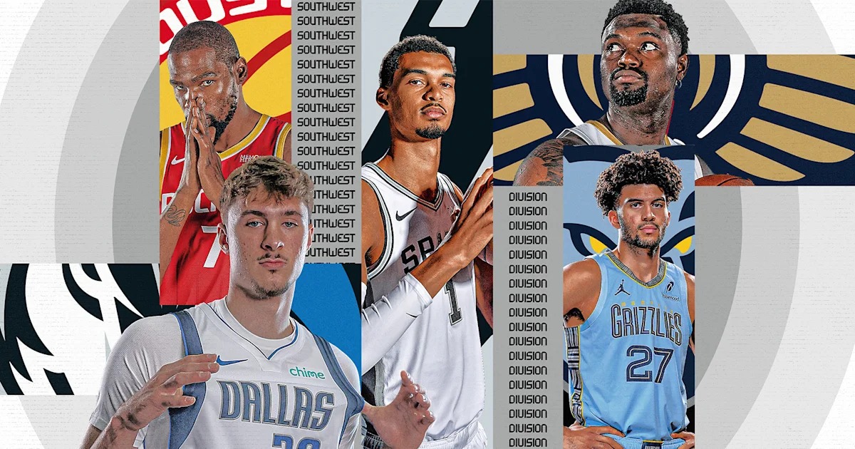 2026-27赛季NBA西南赛区前瞻：马刺、火箭、鹈鹕、独行侠、灰熊