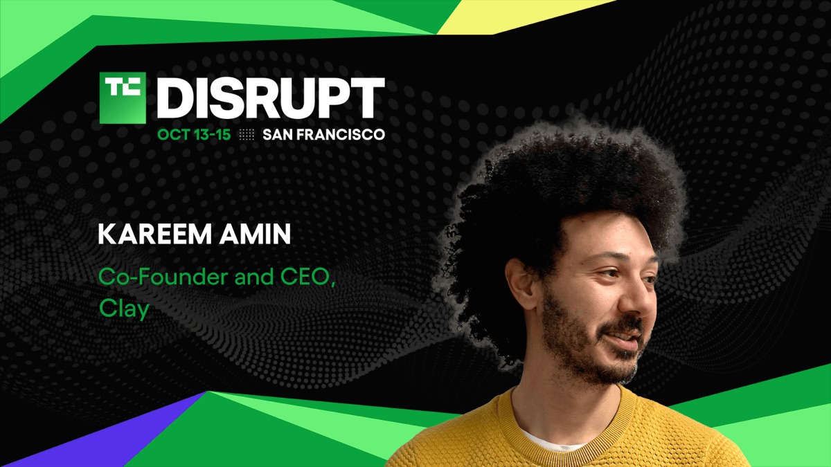 TechCrunch Disrupt 2026：Clay 的 Kareem Amin 谈 GTM 工程师的崛起