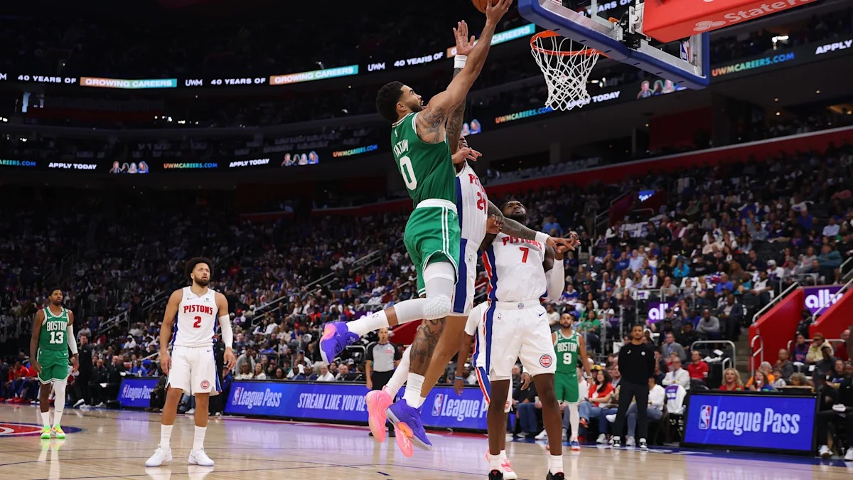 NBA赢家与输家：活塞逆转凯尔特人，塔图姆表现挣扎